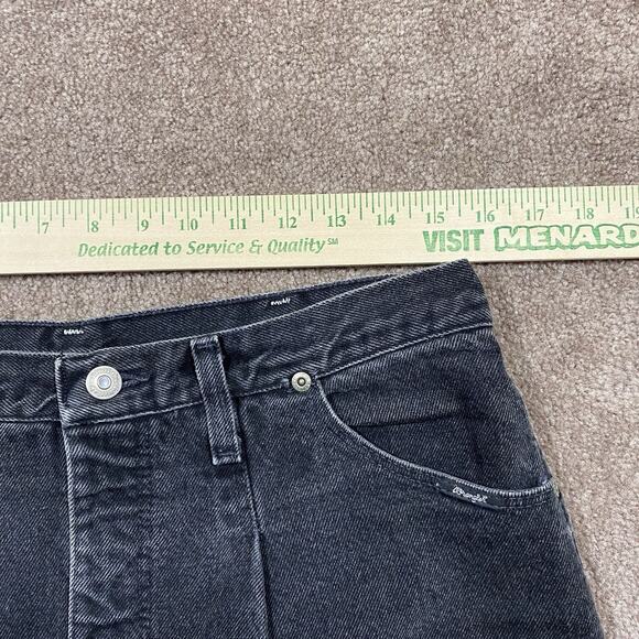 VTG 80s Wrangler Women’s Black Jeans 31x30 Made in USA High Rise Tapered Leg - Picture 10 of 13